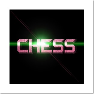 Cool Chess Design - Pink Posters and Art